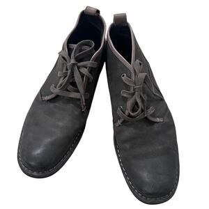 John Varvatos Star USA Hipster Chukka Boots Charcoal Gray Mens, Size 10